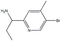 1-(5-BROMO-4-METHYL-2-PYRIDYL)PROPYLAMINE Structure