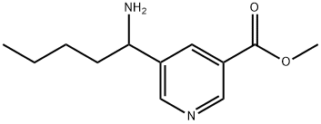 METHYL 5-(AMINOPENTYL)PYRIDINE-3-CARBOXYLATE Structure