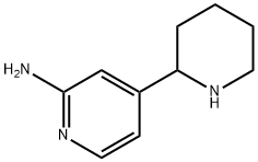 4-(piperidin-2-yl)pyridin-2-amine Structure
