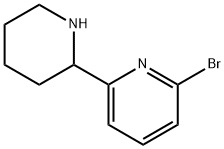 2-bromo-6-(piperidin-2-yl)pyridine Structure