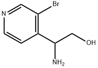 2-AMINO-2-(3-BROMOPYRIDIN-4-YL)ETHAN-1-OL Structure