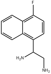 1-(4-FLUORONAPHTHYL)ETHANE-1,2-DIAMINE Structure