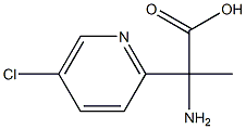 2-amino-2-(5-chloropyridin-2-yl)propanoic acid Structure