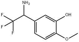 5-(1-AMINO-2,2,2-TRIFLUOROETHYL)-2-METHOXYPHENOL Structure