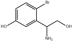 3-(1-AMINO-2-HYDROXYETHYL)-4-BROMOPHENOL Structure
