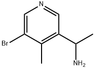 1-(5-BROMO-4-METHYL-3-PYRIDYL)ETHYLAMINE Structure