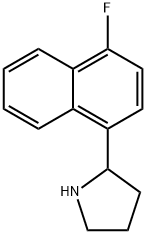 2-(4-FLUORONAPHTHYL)PYRROLIDINE Structure