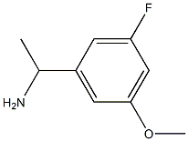 1-(3-Fluoro-5-methoxyphenyl)-ethylamine 구조식 이미지