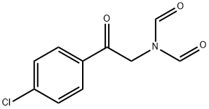 Formamide, N-[2-(4-chlorophenyl)-2-oxoethyl]-N-formyl- Structure