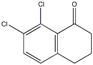 7,8-dichloro-3,4-dihydronaphthalen-1(2H)-one 구조식 이미지