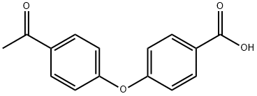 4-(4-acetylphenoxy)benzoic acid Structure