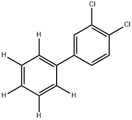 3,4-Dichlorobiphenyl-2',3',4',5',6'-d5	 Structure