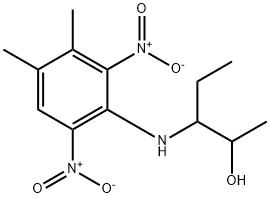 3-((3,4-dimethyl-2,6-dinitrophenyl)amino)pentan-2-ol 구조식 이미지