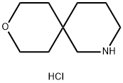 9-oxa-2-azaspiro[5.5]undecane hydrochloride 구조식 이미지