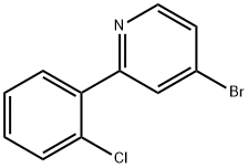 4-Bromo-2-(2-chlorophenyl)pyridine 구조식 이미지