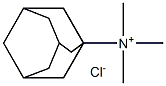Tricyclo[3.3.1.13,7]decan-1-aminium, N,N,N-trimethyl-, chloride (1:1) 구조식 이미지
