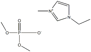 1-ethyl-3-methylimidazolium dimethylphosphate 구조식 이미지