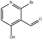 3-Pyridinecarboxaldehyde, 2-bromo-4-hydroxy- Structure