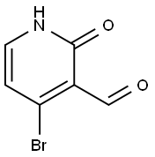 4-BROMO-2-HYDROXYNICOTINALDEHYDE 구조식 이미지
