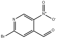 2-Bromo-5-nitro-pyridine-4-carbaldehyde Structure
