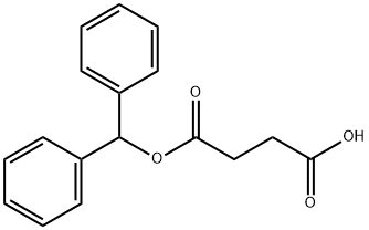 4-(Benzhydryloxy)-4-oxobutanoic acid Structure