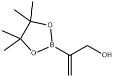 2-(tetramethyl-1,3,2-dioxaborolan-2-yl)prop-2-en-1-ol Structure