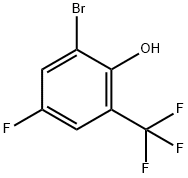 3-Bromo-5-fluoro-2-hydroxybenzotrifluoride Structure