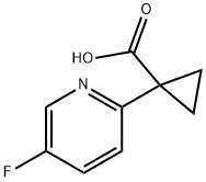 1-(5-fluoropyridin-2-yl)cyclopropanecarboxylic acid Structure