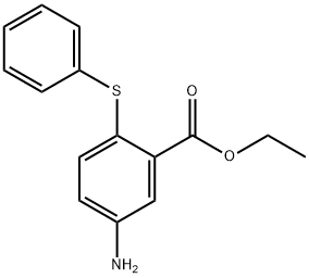 ethyl 5-amino-2-(phenylsulfanyl)benzoate 구조식 이미지