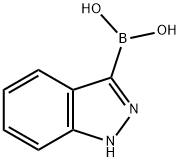 (1H-indazol-3-yl)boronic acid 구조식 이미지