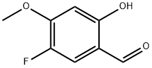 5-fluoro-2-hydroxy-4-methoxybenzaldehyde Structure