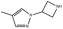 1-(azetidin-3-yl)-4-methyl-1H-pyrazole Structure