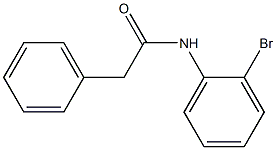 N-(2-bromophenyl)-2-phenylacetamide Structure