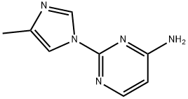 4-Amino-2-(4-methylimidazol-1-yl)pyrimidine 구조식 이미지