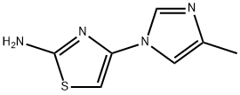 2-Amino-4-(4-methylimidazol-1-yl)thiazole 구조식 이미지