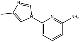 2-AMINO-6-(4-METHYLIMIDAZOL-1-YL)PYRIDINE Structure