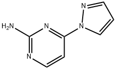 2-Amino-4-(1H-pyrazol-1-yl)pyrimidine 구조식 이미지