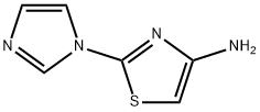 4-Amino-2-(imidazol-1-yl)thiazole 구조식 이미지