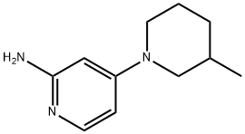 4-(3-METHYLPIPERIDIN-1-YL)PYRIDIN-2-AMINE Structure