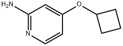 2-AMINO-4-(CYCLOBUTOXY)PYRIDINE Structure