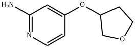 2-AMINO-4-(TETRAHYDROFURAN-3-YLOXY)PYRIDINE 구조식 이미지