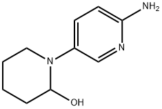 1-(2-AMINOPYRIDIN-5-YL)PIPERIDIN-2-OL Structure