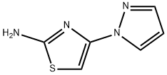 2-Amino-4-(1H-pyrazol-1-yl)thiazole Structure