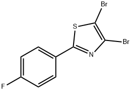 4,5-Dibromo-2-(4-fluorophenyl)thiazole Structure