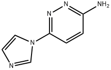 3-Amino-6-(1H-imidazol-1-yl)pyridazine Structure