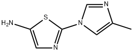 5-Amino-2-(4-methylimidazol-1-yl)thiazole 구조식 이미지