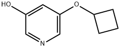 3-Hydroxy-5-(cyclobutoxy)pyridine Structure