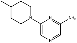 2-Amino-6-(4-methylpiperidin-1-yl)pyrazine 구조식 이미지