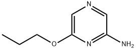 2-Amino-6-(n-propoxy)pyrazine 구조식 이미지