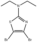 4,5-Dibromo-2-(diethylamino)thiazole Structure
